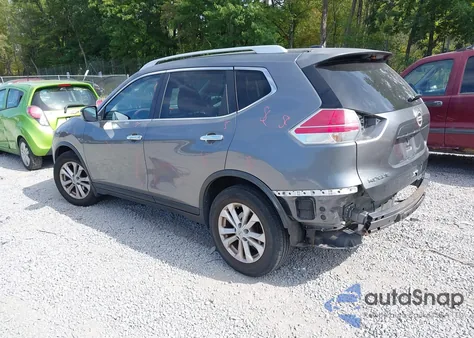 2015 Nissan Rogue Sv from USA, damaged, VIN KNMAT2MV3FP514888